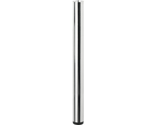 Picioare Masa Rotunde Tarrox Ø60x710 Mm, Otel Cromat, Pachet 4 Bucati