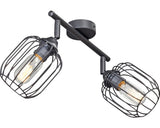 Sina Spoturi Vitaluce Ve4298 E27 Max. 2x60w, Negru