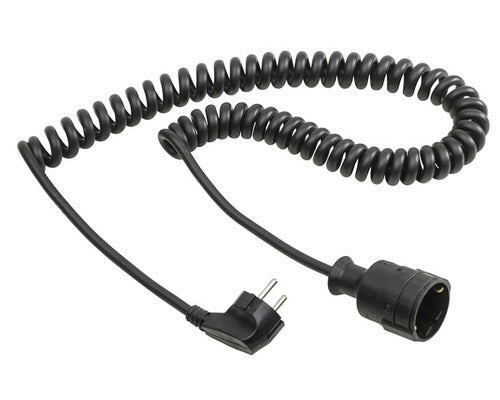 Prelungitor Electric Extensibil 4m 3600w Negru, Tip Spirala
