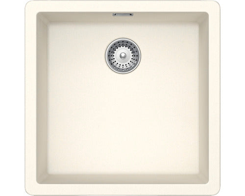 Chiuveta Bucatarie Cu O Cuva Schock Greenwich N-100 45,6x45,6 Cm, Fara Picurator, Montare Pe/sub Blat, Cristadur Magnolia