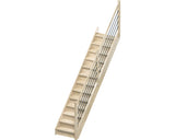 Balustrada Pentru Scara Milan/Liverpool Aluminiu RAL 9005 Negru Mat