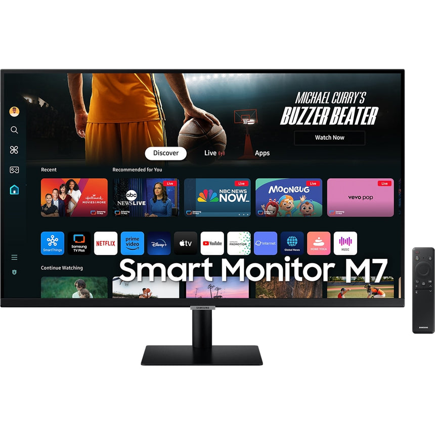 Samsung Smart Monitor M7, 32", UHD, 60 Hz,VA, 4 ms, HDR 10