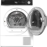 Uscator de rufe SHARP KD-NHH8S8GW3-EE, Motor Inverter, 8 kg, 15 programe, Clasa A+++, Alb