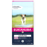 Hrana uscata caini, Eukanuba, Puppy Small&Mediu, GrainFree, Ocean Fish, 12KG