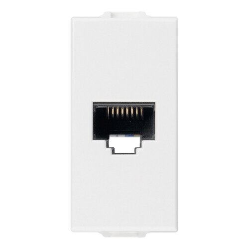 Priza RJ45 cat5e VIMAR Neve UP 09338.9, Netsafe UTP, Alb