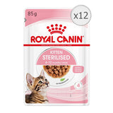 Hrana umeda pentru pisici, Royal Canin, Kitten Sterilised, 12 x 85g