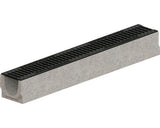 Rigola Fibrobeton VODALAND Gratar Fonta 1000x140x125 mm C 250 Trafic Carosabil