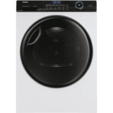 Uscator de rufe Haier HD80-A3959-S, Pompa de caldura, 8 kg, Clasa C, Wi-Fi, Motor Inverter, iRefresh, Dry Sensor, Pillow drum, iTime, Filtru triplu, Alb