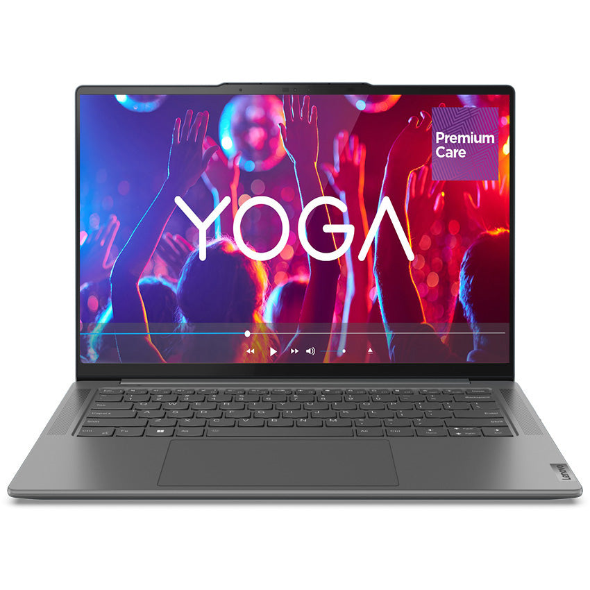 Laptop ultraportabil Lenovo Yoga Pro 7 14ARP8 cu procesor AMD Ryzen™ 7 7735HS pana la 4.75 GHz, 14.5", 3K, IPS, 120Hz, 16GB, 512GB SSD, NVIDIA® GeForce RTX™ 3050 6GB GDDR6, No OS, Storm Grey, 3y on-site Premium Care