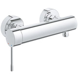 Baterie dus Grohe Essence New, monocomanda, 1/2”, cartus ceramic, protectie reflux, limitator de temperatura, crom