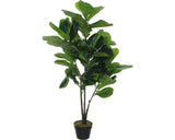 Planta Artificiala Mica Ficus Lyrata Ghiveci Ø 60 Cm H 120 Cm