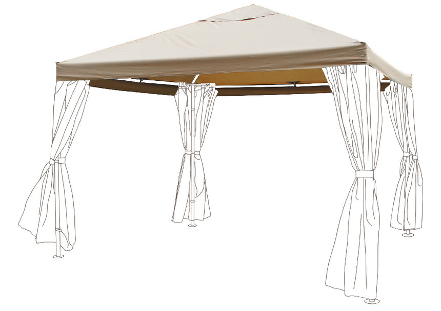 Tavan Pavilion Preston Blooma Taupe 3 m