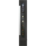 Racitor de vin Candy CCVB 15/1, 6 rafturi, 7 sticle , Ventilator, Iluminare Led, Clasa G, Negru