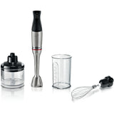 Mixer vertical Bosch MSM6M821, 1200W, tija de inox, mecanism click, cuplaj ceramic, buton ergonomic pt selectarea vitezelor