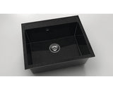 Chiuveta Bucatarie Cu O Cuva Fat Avangard 227 60x51 Cm, Fara Picurator, Granixit Galaxy Black