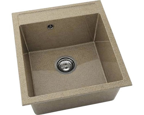 Chiuveta Bucatarie Cu O Cuva Fat Avangard 224 51x46 Cm, Fara Picurator, Granixit Cinnamon