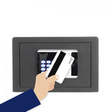 Seif premium cu card RFID, Rottner, Incuietoare electronica, 250x350x250mm, Gri