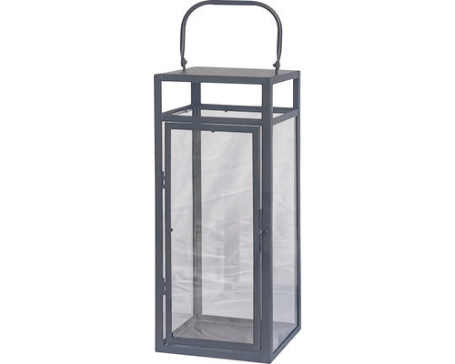 Felinar Din Metal Lafiora 17x17x41, 5 Cm, Negru