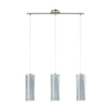 Pendul Pinto Nero, 90305, E27, Nichel Mat, 3x60W