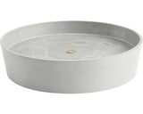 Farfurie Rotunda Ecopots Cu Role Plastic Ø 34, 1 Cm H 9 Cm Alb-gri