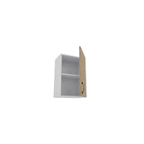 Corp Superior haaus Karo, 1 Usa, Lemn Natural/Alb, 40 x 30 x 60 cm