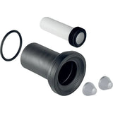 Set de racordare Geberit pentru vas WC suspendat, lungime 18.5 cm, cu garnitura de etansare cu manseta