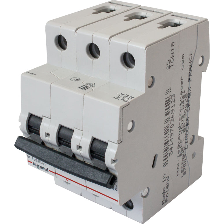 Siguranta automata Legrand RX3 3P curba C, 50A 4,5kA