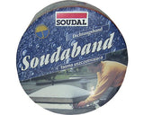 Banda Hidroizolanta Autoadeziva SOUDAL cu Folie de Aluminiu 15 cm 10 m