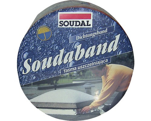 Banda Hidroizolanta Autoadeziva SOUDAL cu Folie de Aluminiu 15 cm 10 m