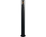 Stalp Pitic Hoosic E27 Max. 1x28w, 80 Cm, Pentru Exterior Ip44, Negru Mat