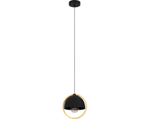 Pendul Callow E27 Max. 1x40w, Negru/maro