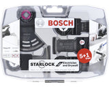 Set Accesorii Bosch Zubehör Starlock Pentru Masini Multifunctionale, 6 Piese, Pentru Lemn Si Metal