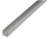 Profil Aluminiu Tip U Alberts 18x20x18x1, 3 Mm, Lungime 2m, Argintiu, Eloxat