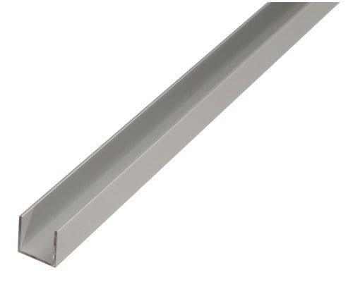 Profil Aluminiu Tip U Alberts 18x20x18x1, 3 Mm, Lungime 2m, Argintiu, Eloxat