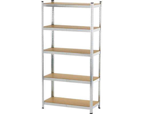 Raft metalic depozitare Easymaxx DS11768, 5 polite, 175 kg/polita, 180x90x40 cm dimensiune