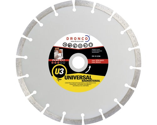 Disc Diamantat Segmentat Dronco Perfect U3 Ø230x2,5x22,23 Mm