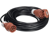 Prelungitor Trifazic De Exterior Pce 20m 16a, 5x1, 5 Mm², Negru, Cablu Pvc