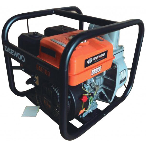 Motopompa motor benzina Daewoo GAET80, 6.5 CP, 196 CC, 4 timpi, 56 m3/h debit apa, 25 m inaltime refulare, 8 m adancime absorbtie