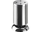 Picior Mobila Rotund Hettich Salinio & Salinia Ø50x(100-110) Mm, Inaltime Reglabila, Otel Nuanta Inox