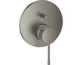 Unitate comanda Grohe Essence 24058AL1, aparenta, diverter, 2 iesiri, necesita valva, mat, grafit