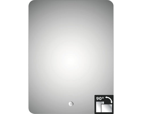 Oglinda baie cu iluminare LED DSK Silver Moon 60x80 cm IP 24