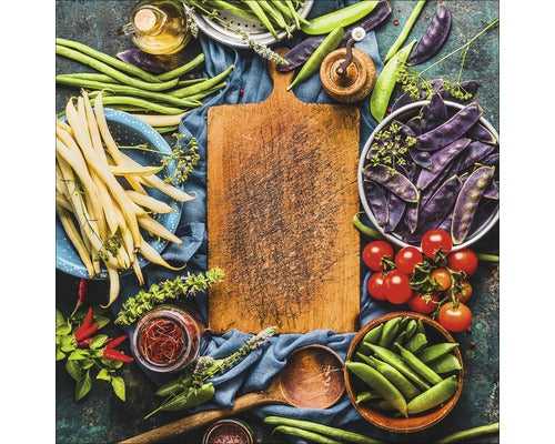 Tablou Sticla Kitchen Board 20x20 Cm