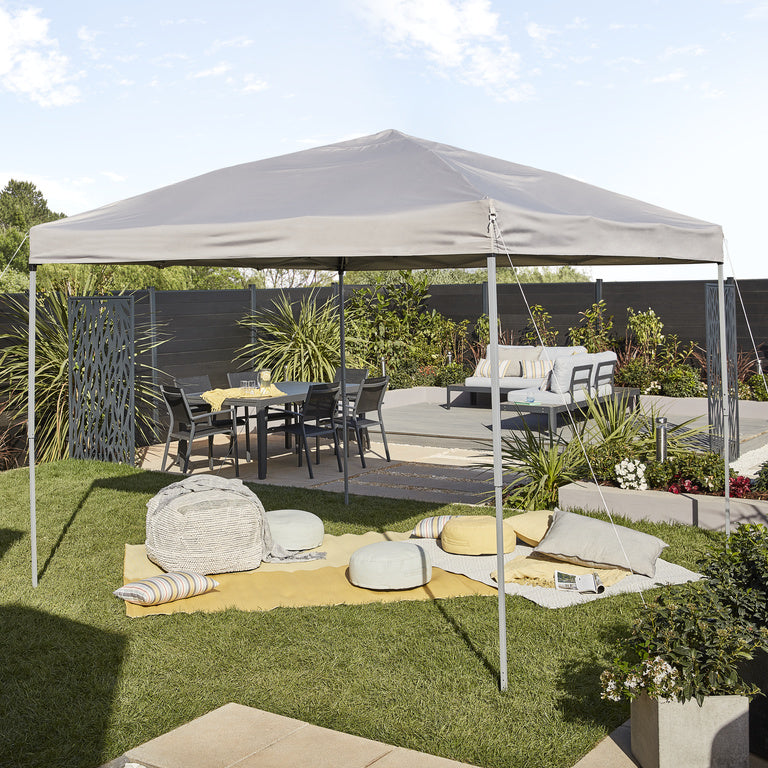 Pavilion pliabil, culoare taupe, 3 x 3 m, Urilia