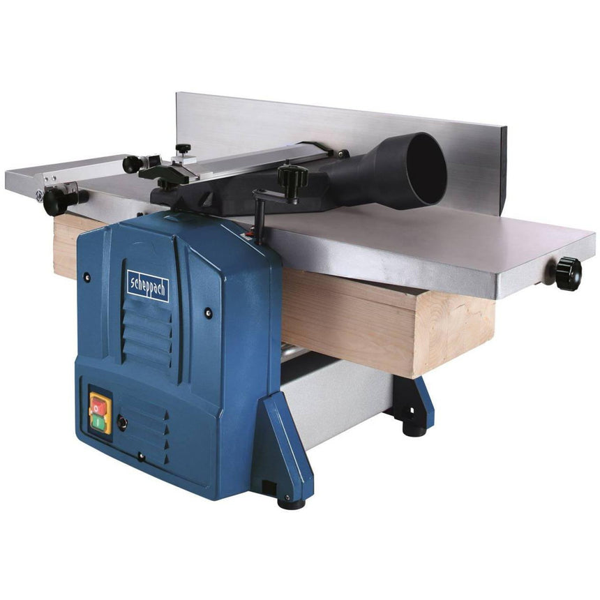 Masina de rindeluit si degrosat Scheppach HMS1070, 1500 W, 230-240 V, 9000 RPM, IP20, 252 mm latima maxima piesa de prelucrat, 920 x 263 mm dimensine masa lucru, 270 x 303 mm dimensiune panou degrosat