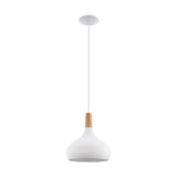 Pendul Sabinar, 96982, E27, Alb-Maro, Ø280, 60W