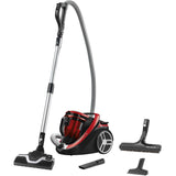 Aspirator fara sac Rowenta Silence Force Cyclonic 5***** RO7649EA, 550W, recipient 2.5L, perie Power Air, perie Parquet Softcare, rosu