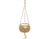 Ghiveci Agatator Kokodama, Cocos, Ø 15 H 8, 5 Cm Maro