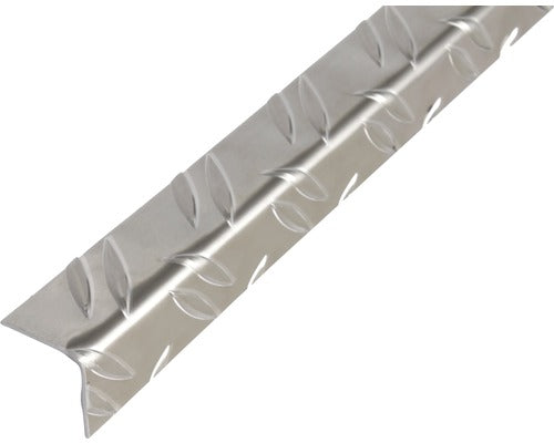 Cornier Aluminiu Alberts 35, 5x35, 5x1, 5 Mm, Striat, Lungime 1m