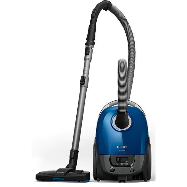 Aspirator Compact Cu Sac Philips Series 3000 Performer, 900 W Cu Filtru Antialergeni, albastru