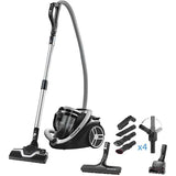Aspirator fara sac Rowenta Silence Force Cyclonic 5***** RO7689EA, 550 W, Tehnologie Ciclonica, cap de aspirare Power Air, maner Ergo Comfort, capacitate sac 2.5L, lungime cablu 8.4m, Argintiu